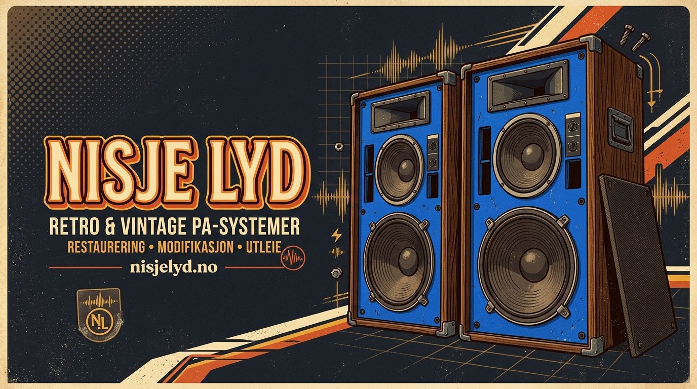 Nisje Lyd Logo og Banner